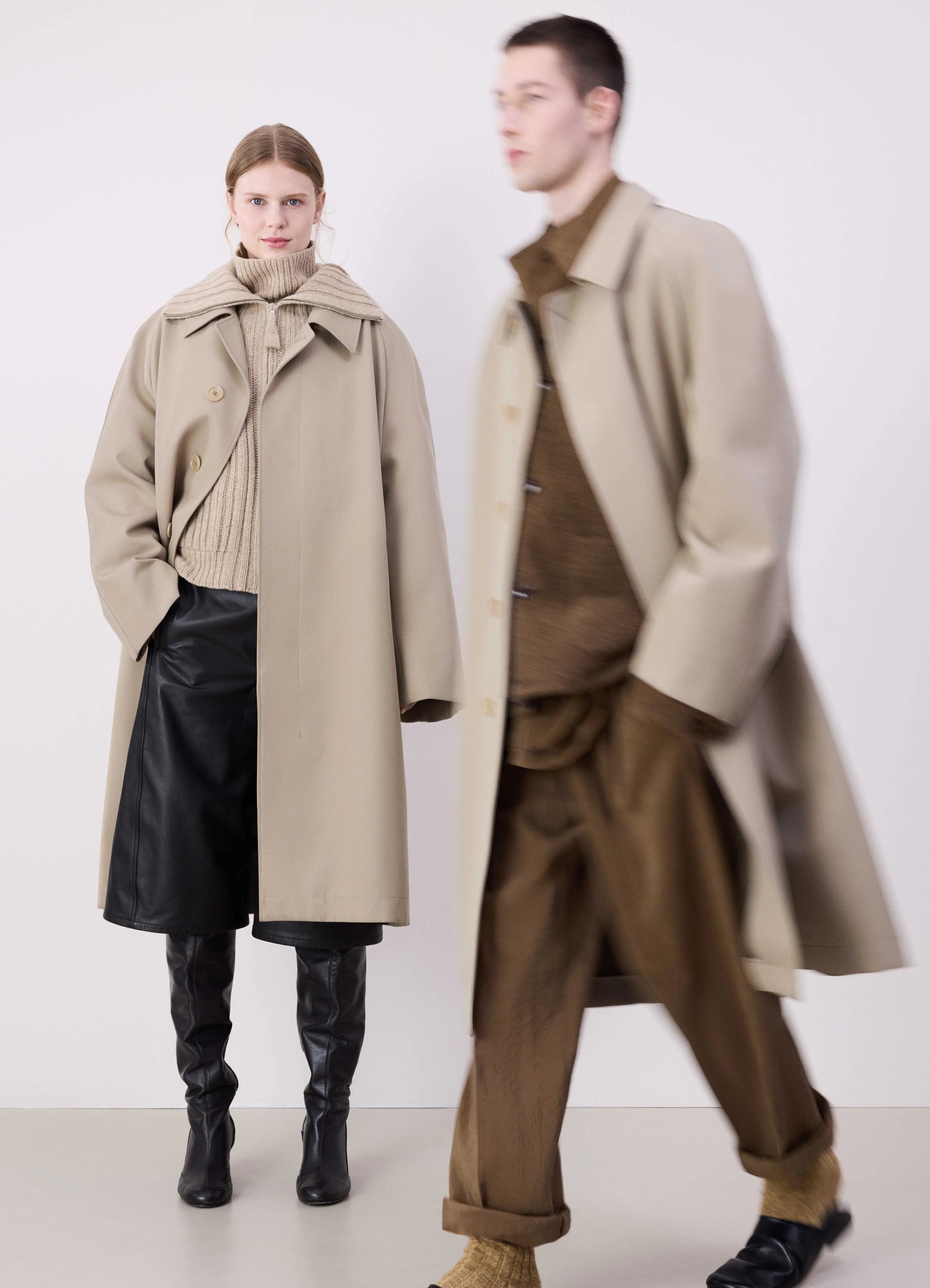 Lemaire wool coat shop