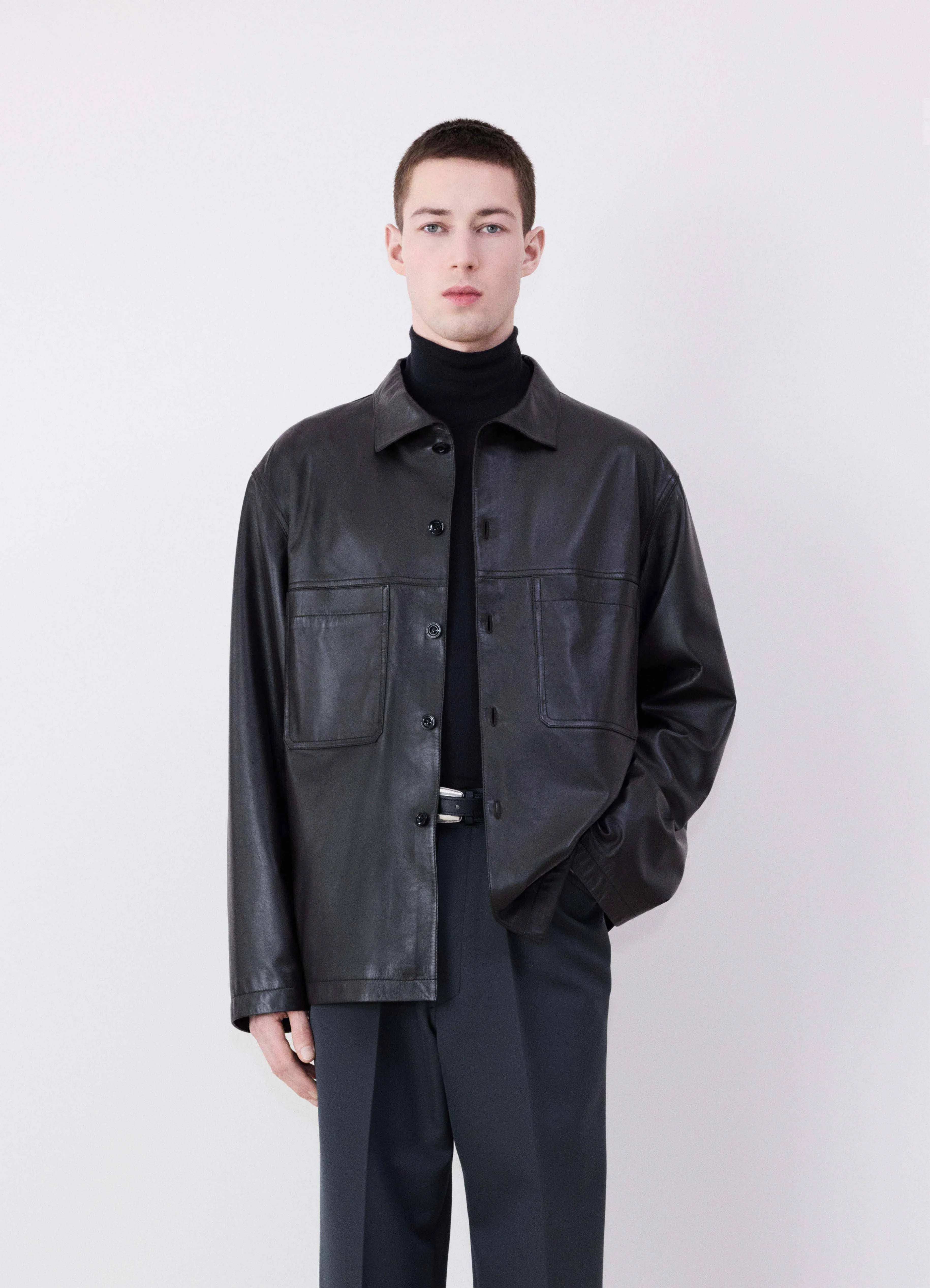 LEMAIRE │ STAND COLLAR OVERSHIRT LEMAIRE │ STAND COLLAR OVERSHIRT