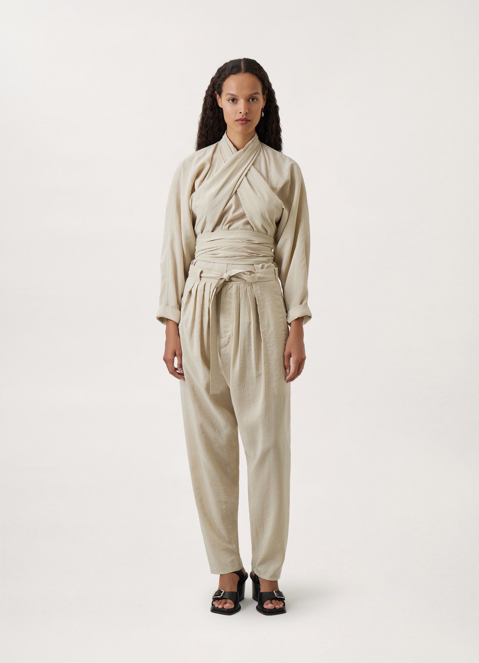 SOFT PLEATED PANTS – LEMAIRE