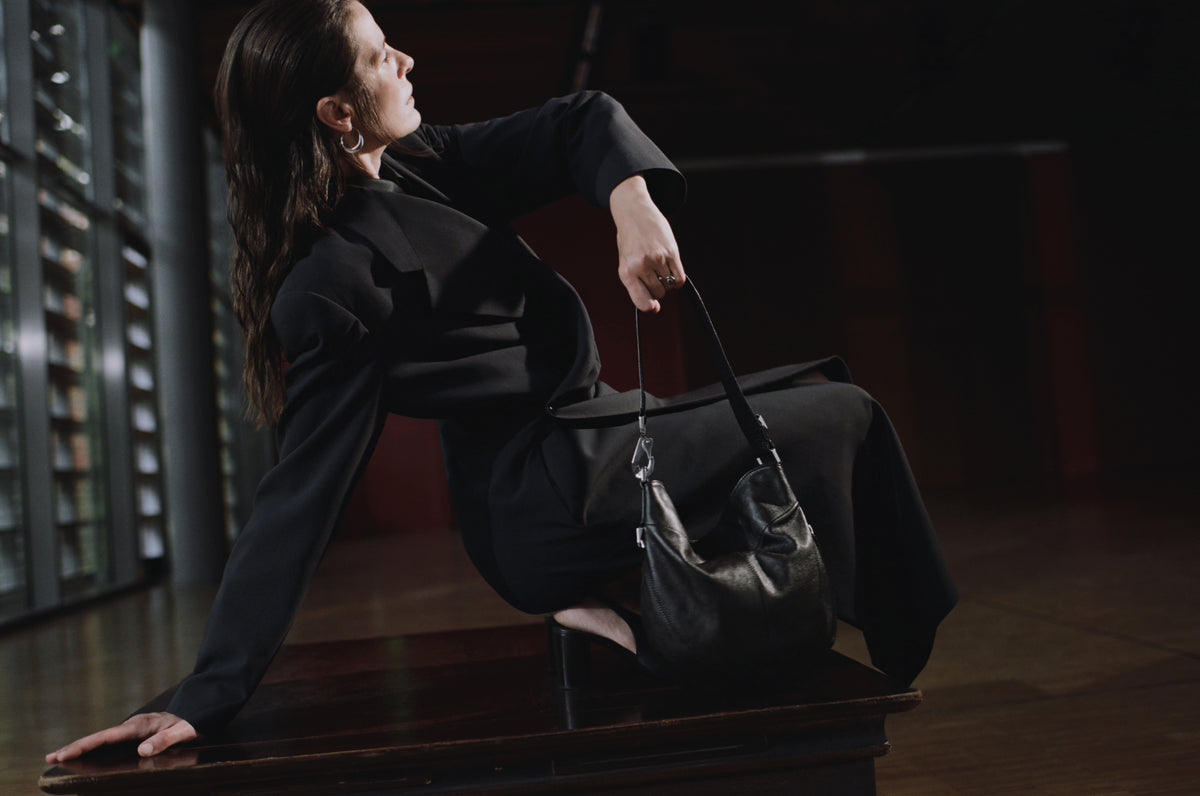 SAC HOBO QUIVER CLIP EN CUIR