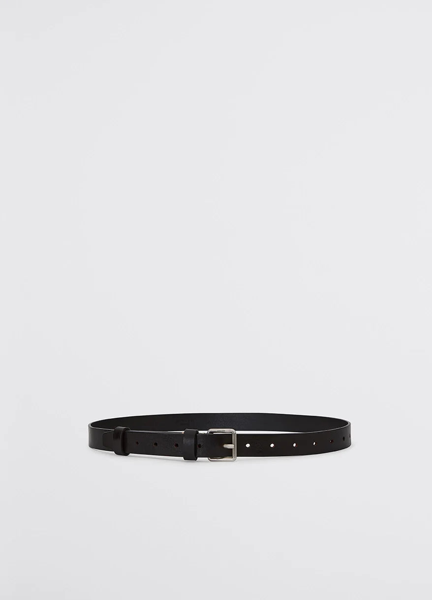 Black reversed belt 25 | LEMAIRE