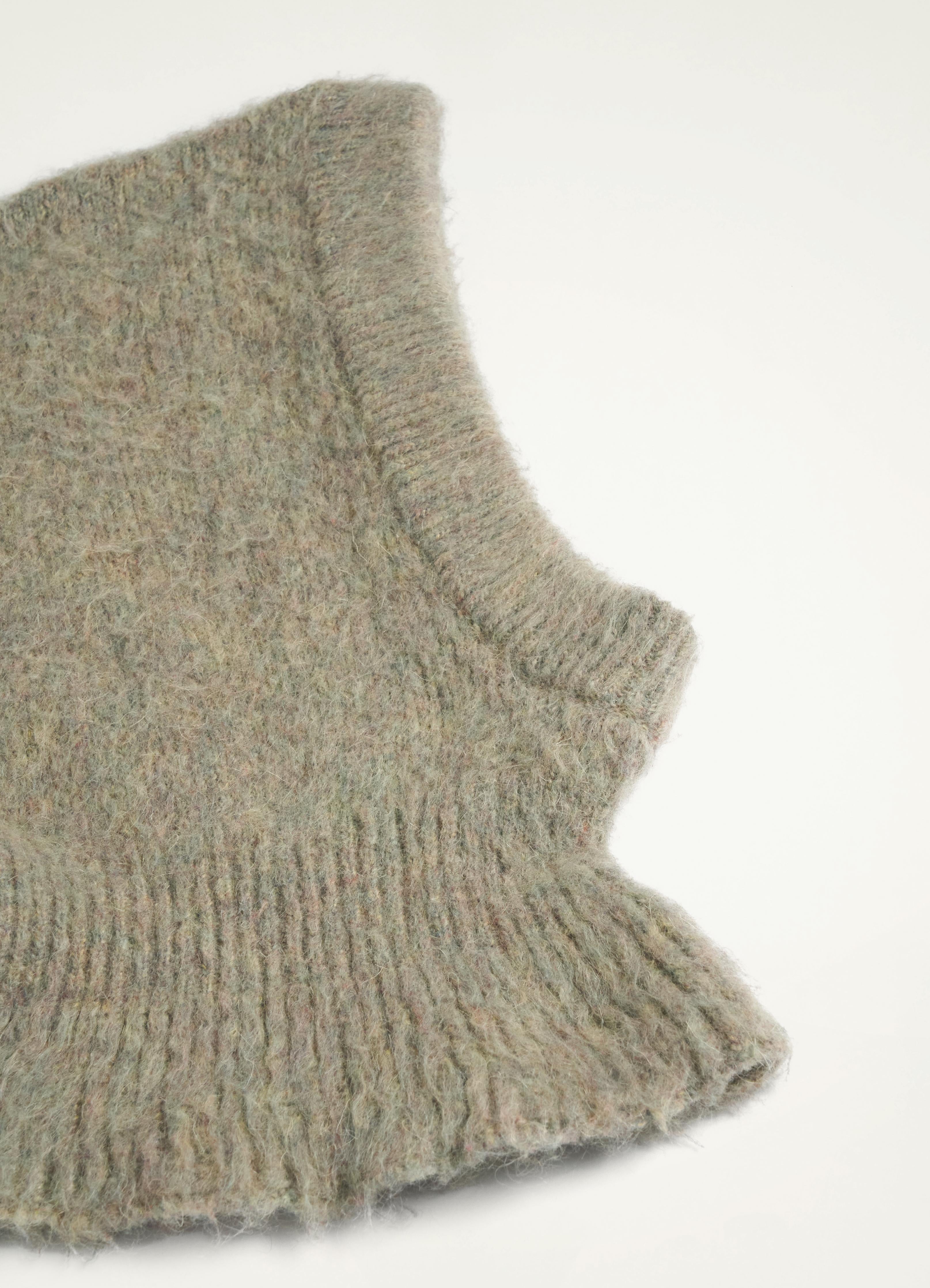 Meadow Melange Brushed Hood in Mohair Wool | LEMAIRE