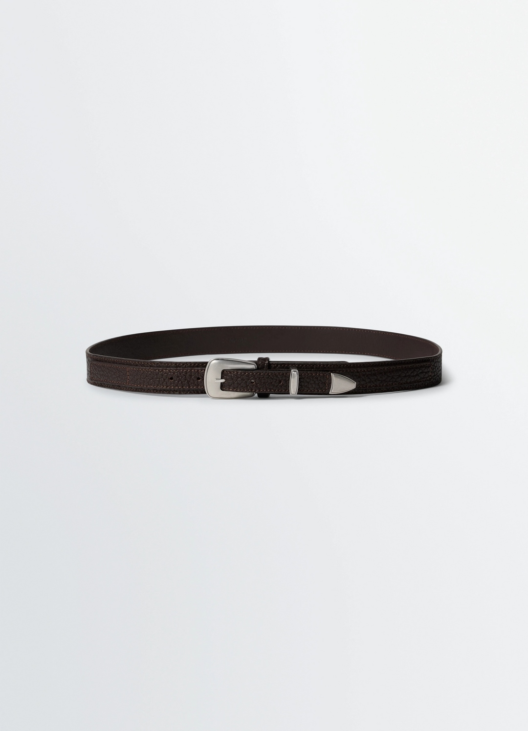 MINIMAL WESTERN BELT IN LEATHER