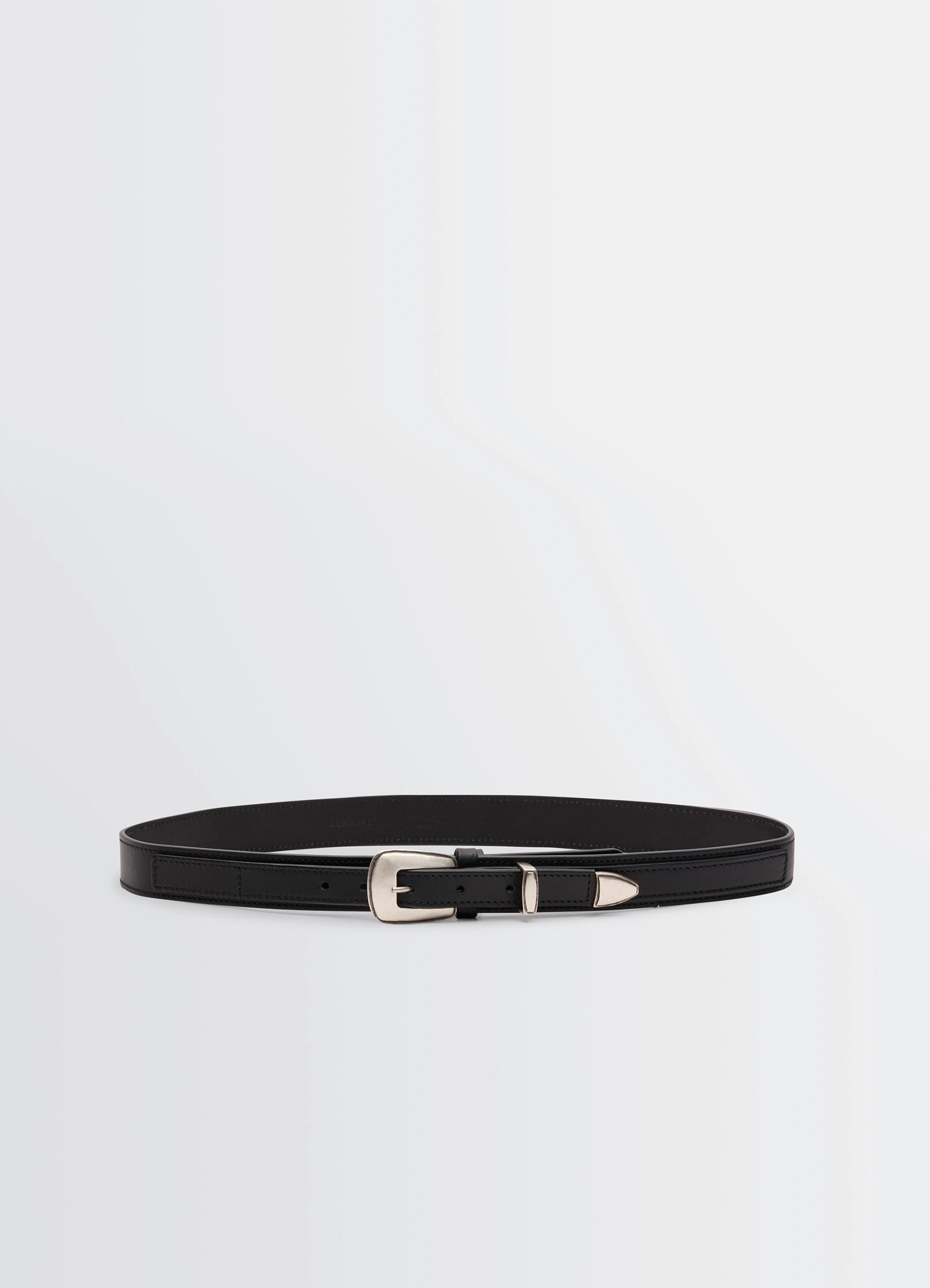 Black Minimal Western Belt LEMAIRE1