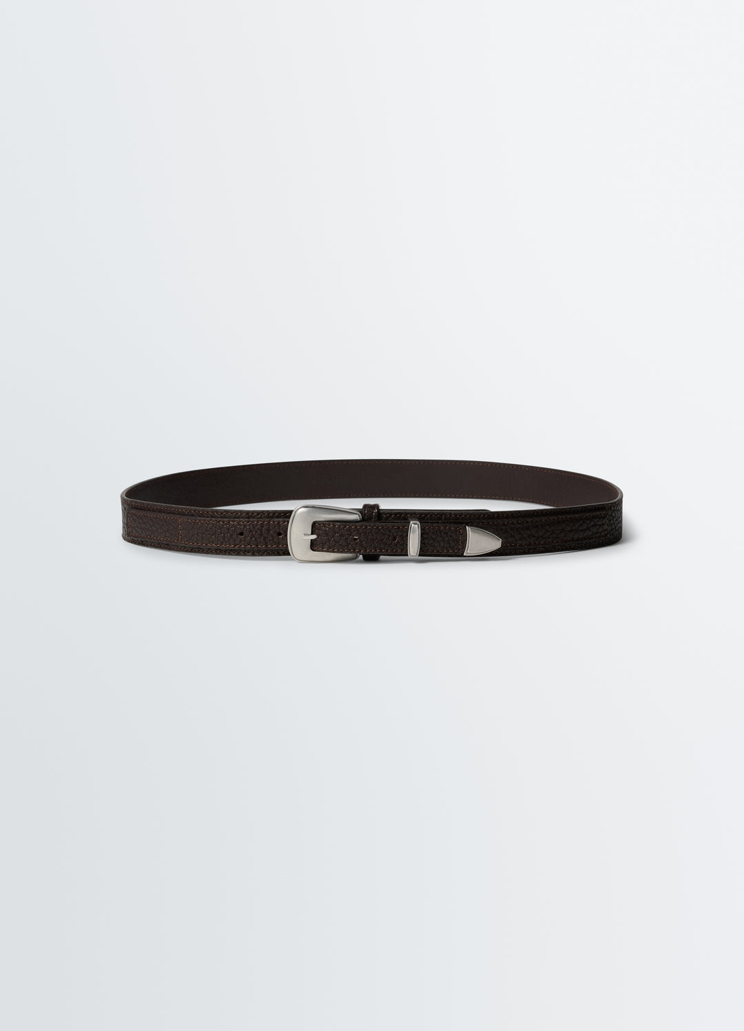 CEINTURE WESTERN EN CUIR GRAINÉ