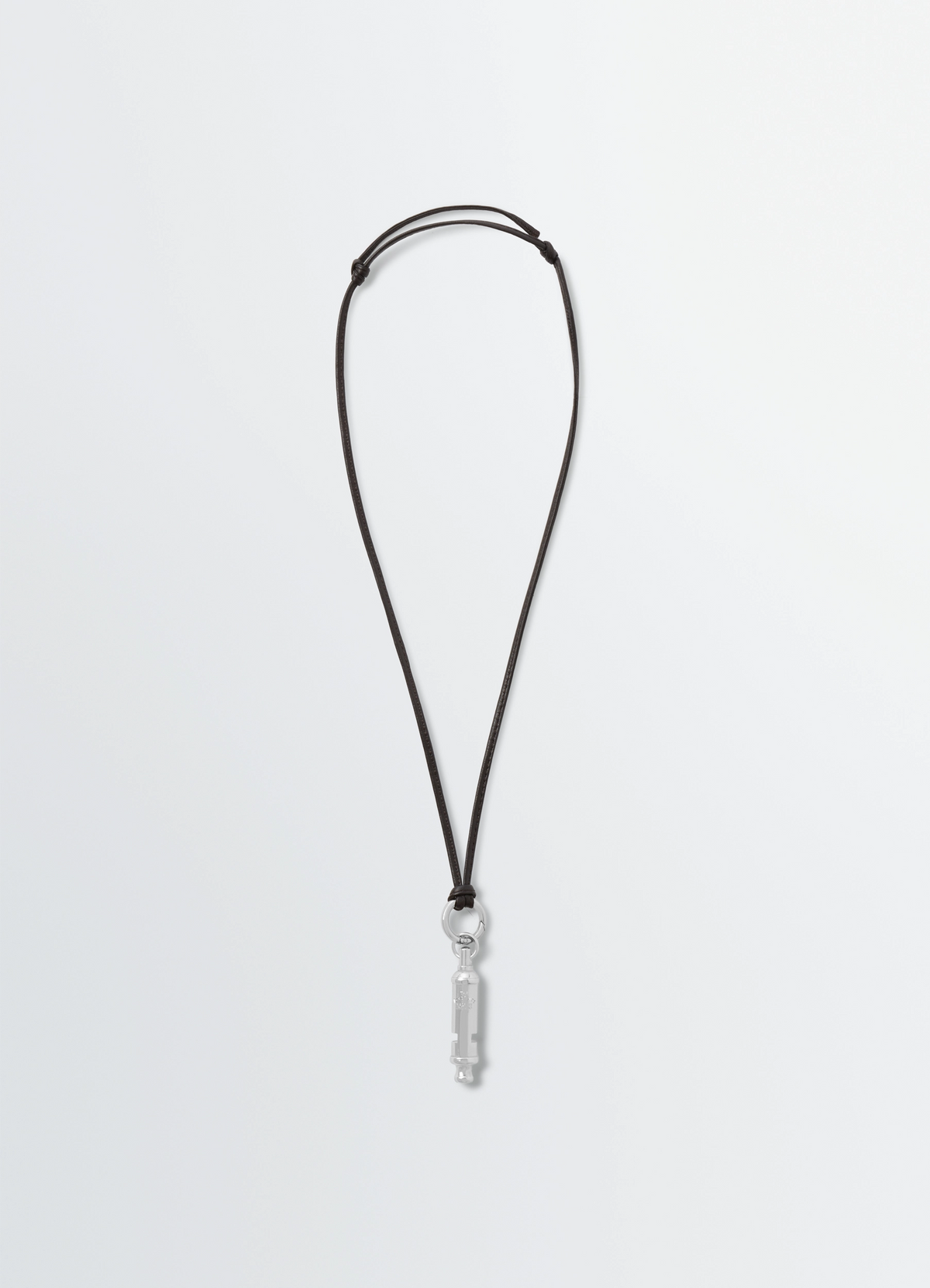 ACME WHISTLE NECKLACE - Silver - Brass - Unisex | LEMAIRE ACME WHISTLE NECKLACE - Silver - Brass - Unisex | LEMAIRE