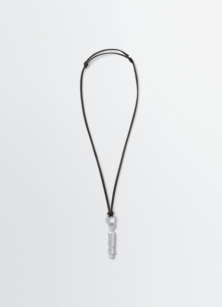 ACME WHISTLE NECKLACE IN SILVER BRASS - Silver - Brass - Unisex