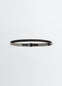 ALMOND STUD BELT 20 MM IN LEATHER