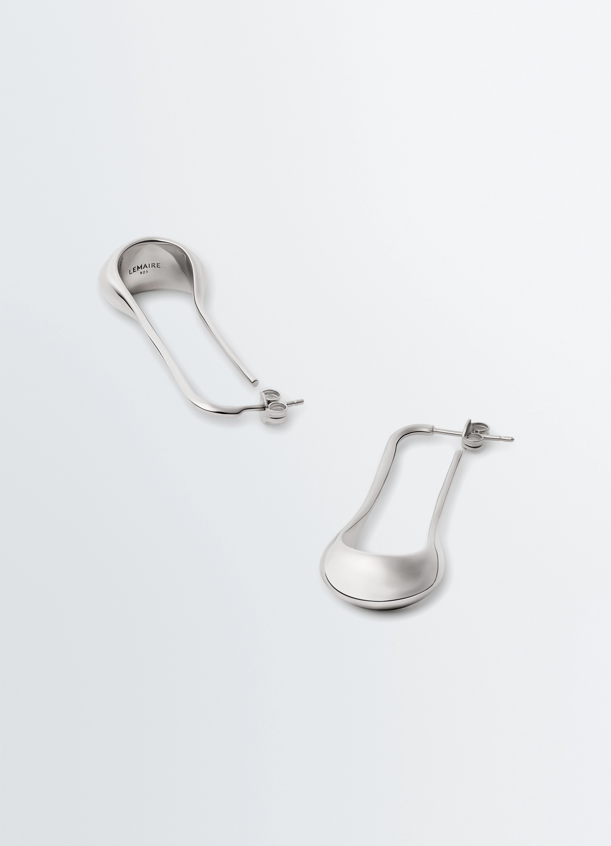 SHORT DROP EARRINGS IN SILVER - Silver - Rhodium Silver - Women