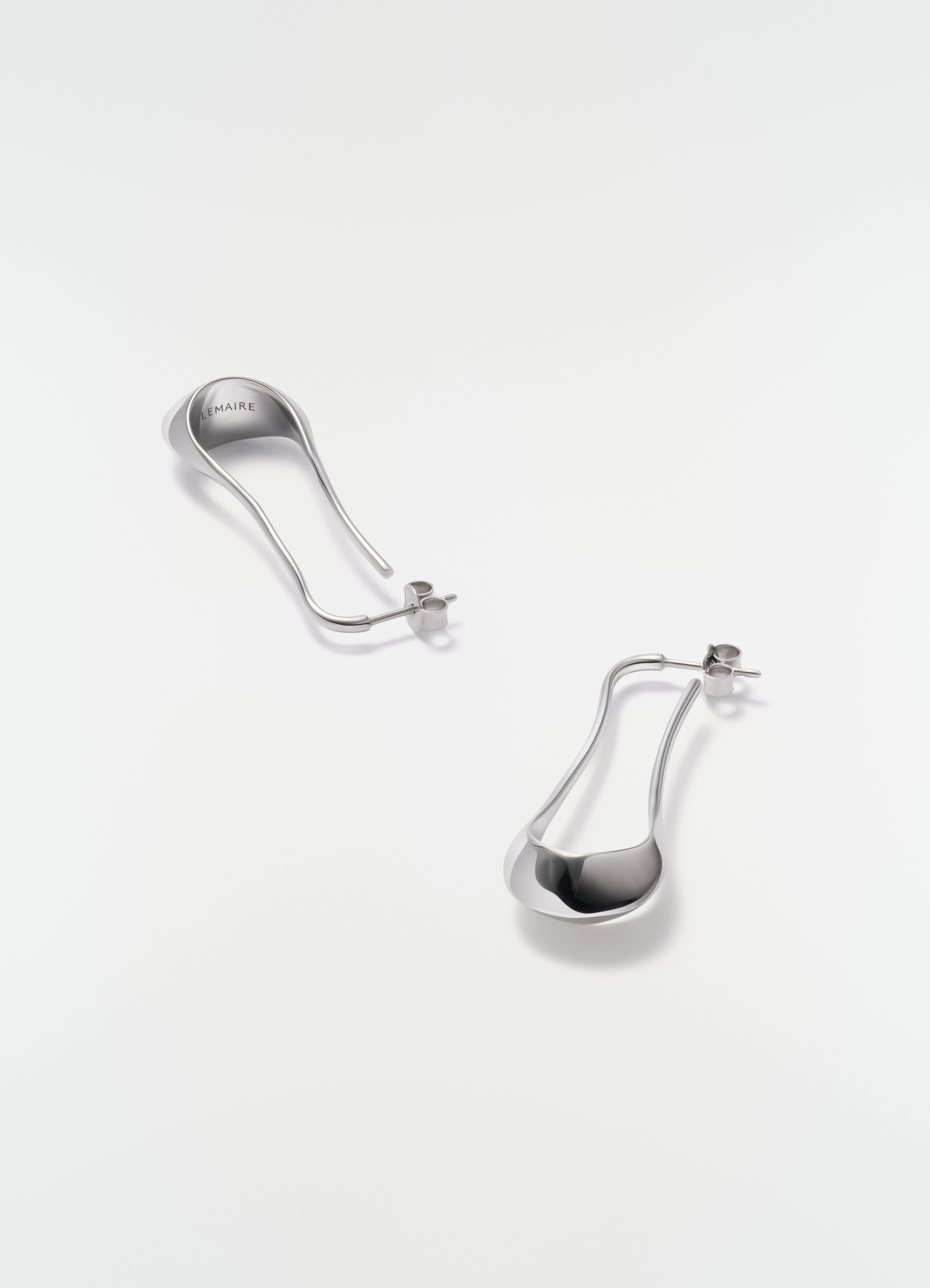 SHORT DROP EARRINGS IN SILVER - Silver - Rhodium Silver - Women