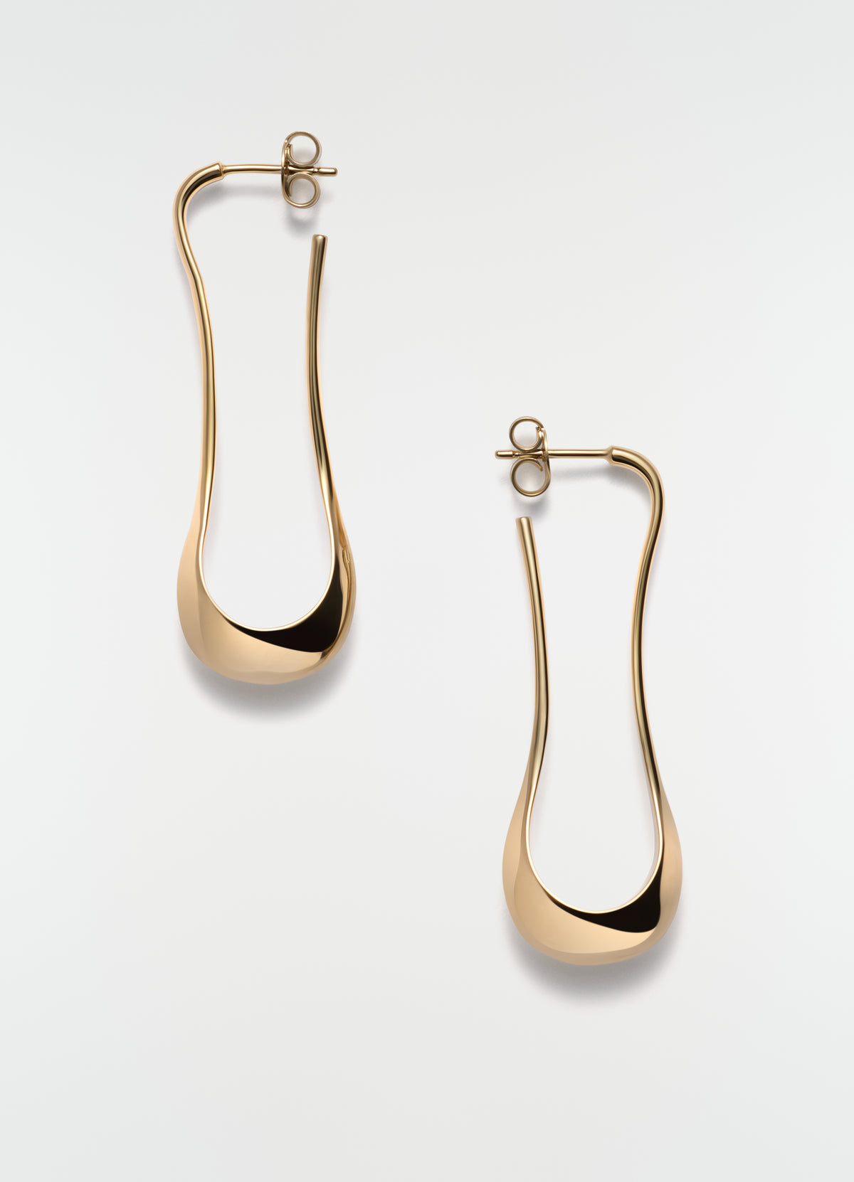 Lemaire SHORT DROP EARRINGS IN VERMEIL