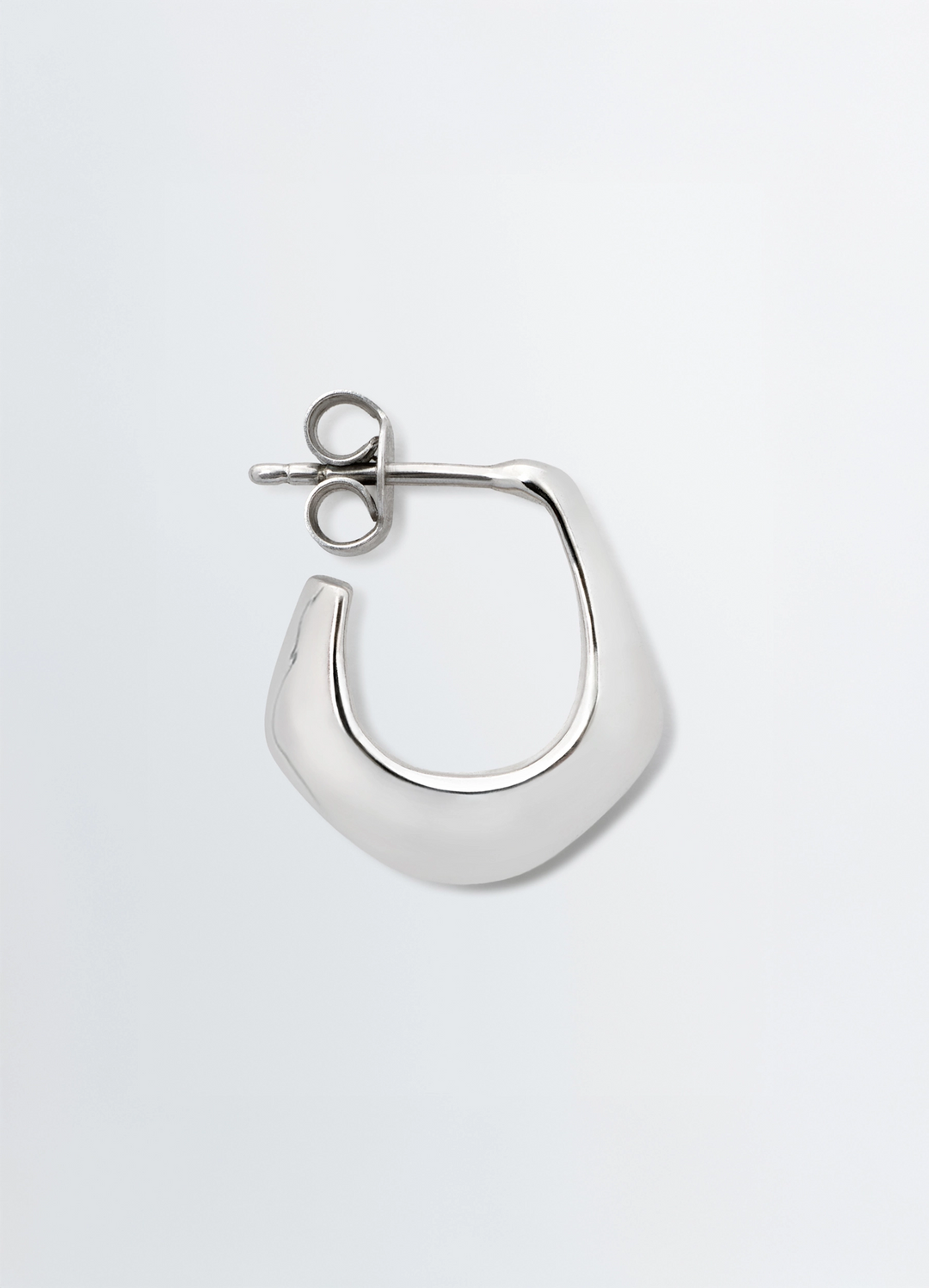 MINI DROP EARRING IN SILVER - Silver - Rhodium Silver - Unisex MINI DROP EARRING IN SILVER - Silver - Rhodium Silver - Unisex