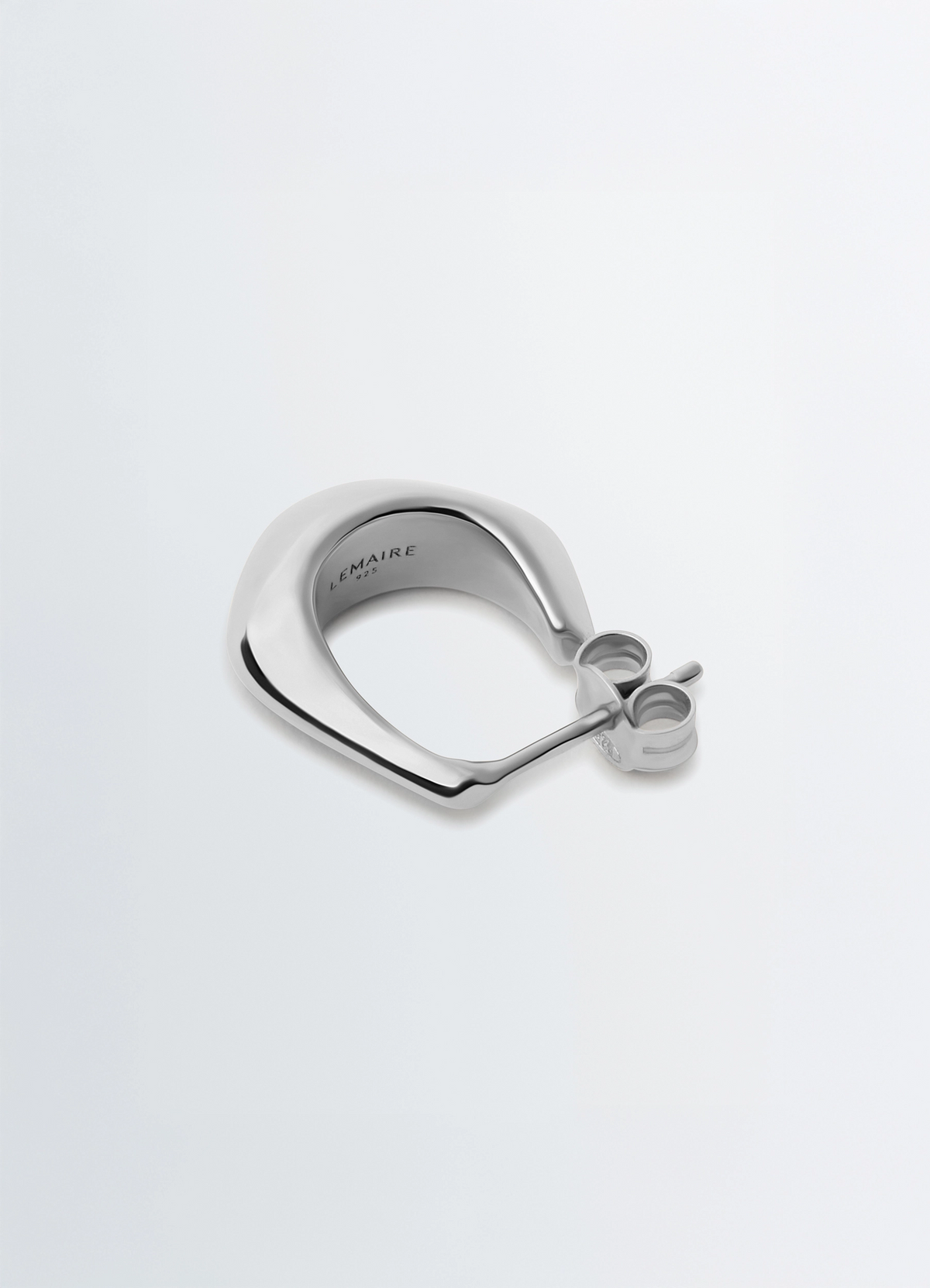 ⭐️新品　LEMAIRE MINI DROP EARRING シルバー925 片耳 MINI DROP EARRING IN SILVER - Silver - Rhodium Silver - Unisex