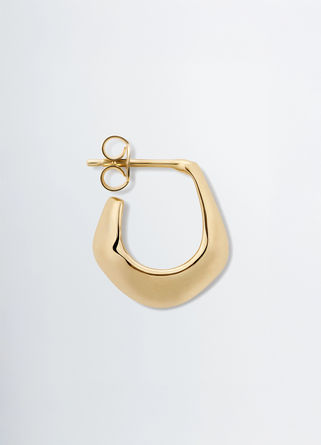 MINI DROP EARRING IN VERMEIL in Vermeil, product shot, side view drop-shaped design