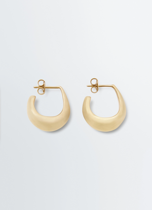 CURVED MINI DROP EARRINGS IN VERMEIL