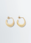 CURVED MINI DROP EARRINGS IN VERMEIL