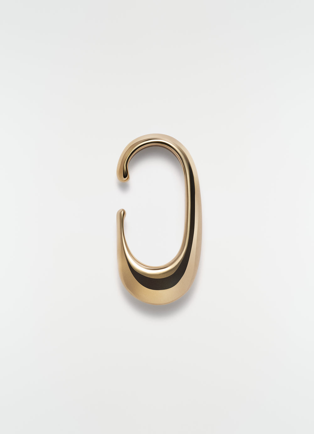 LONG DROP EARCUFF IN VERMEIL