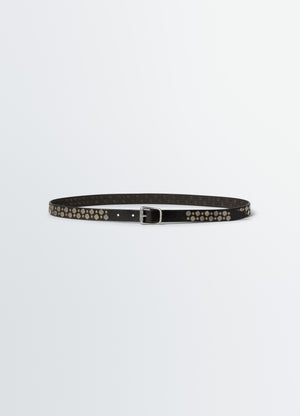 リオ スタッズ ベルト 20mm レザー