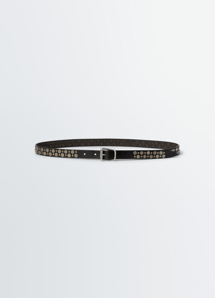 리오 스터드 벨트 20mm 가죽