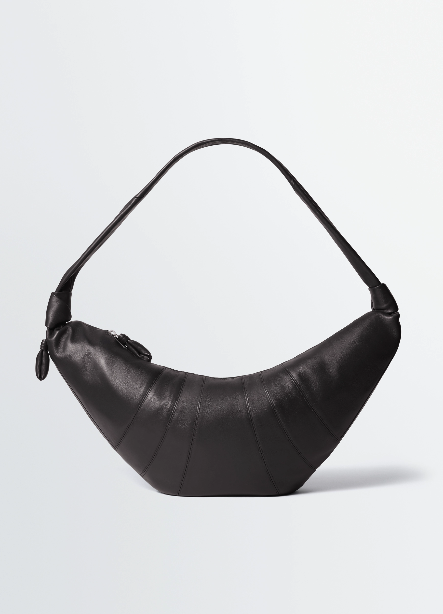LEMAIRE LARGE CROISSANT BAG クロワッサン バッグ LARGE CROISSANT BAG - Dark Chocolate - Soft Nappa Leather - Unisex