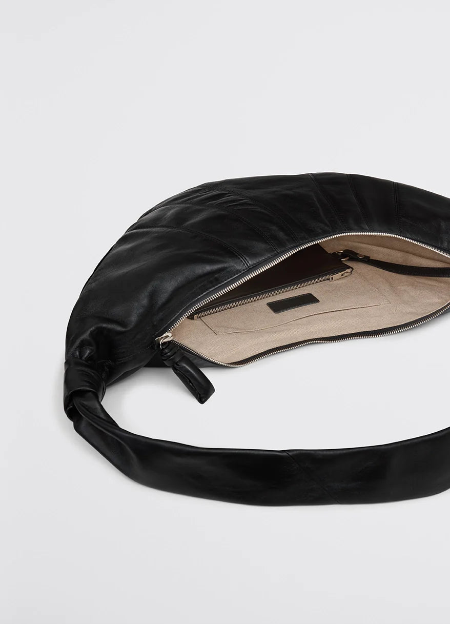 Black Large Croissant Bag | LEMAIRE