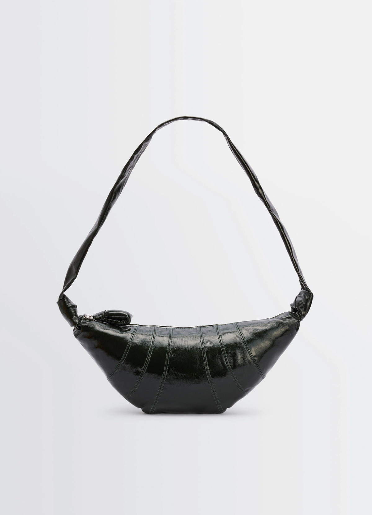 MEDIUM CROISSANT BAG IN COATED COTTON - Forest - Coated Cotton MEDIUM CROISSANT BAG IN COATED COTTON - Forest - Coated Cotton