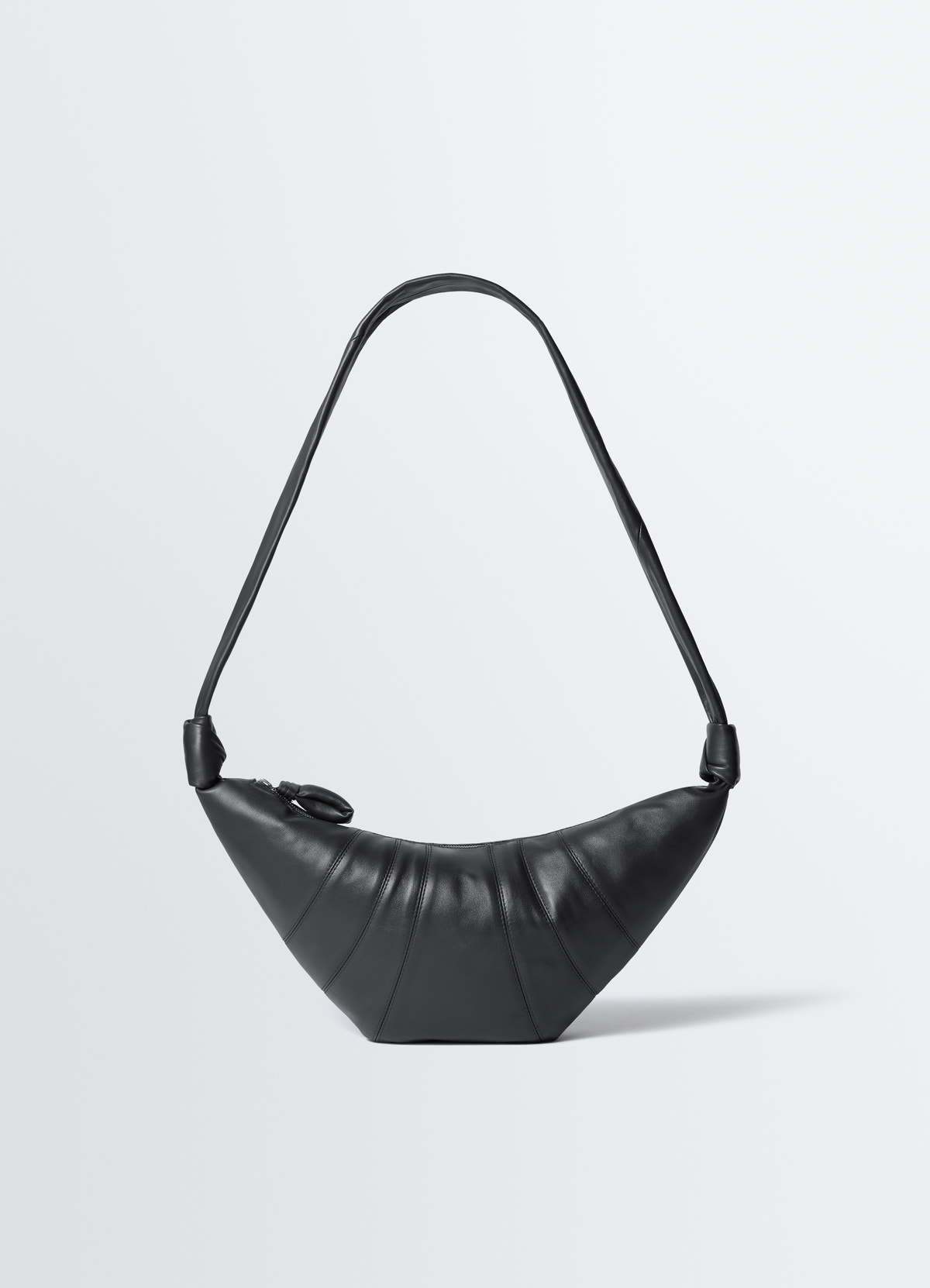 Medium croissant bag in soft nappa leather