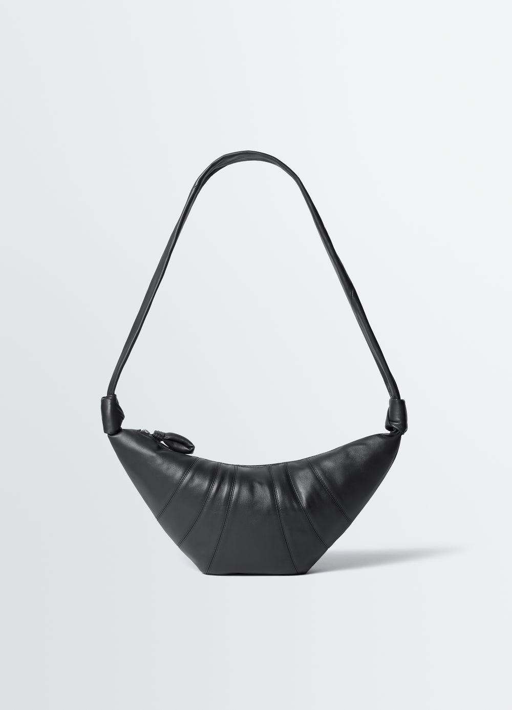 BORSA CROISSANT MEDIA IN PELLE