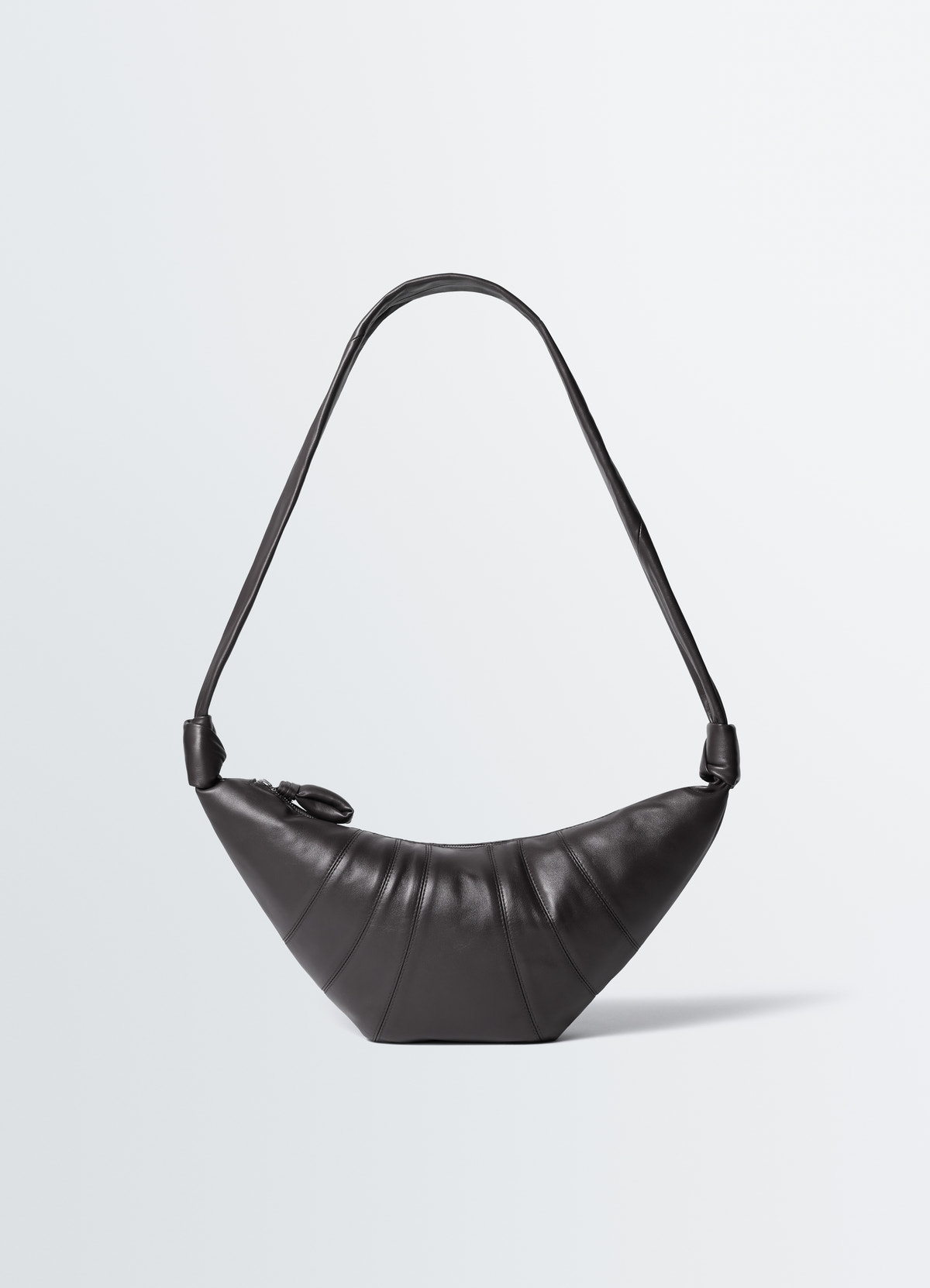 Medium croissant bag in soft nappa leather