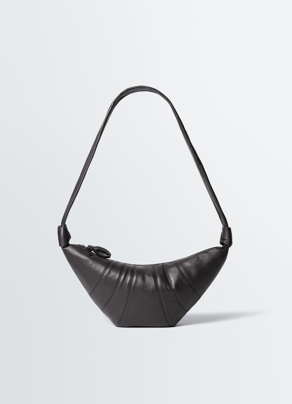 BORSA CROISSANT MEDIA IN PELLE