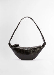 MEDIUM CROISSANT BAG IN COATED COTTON