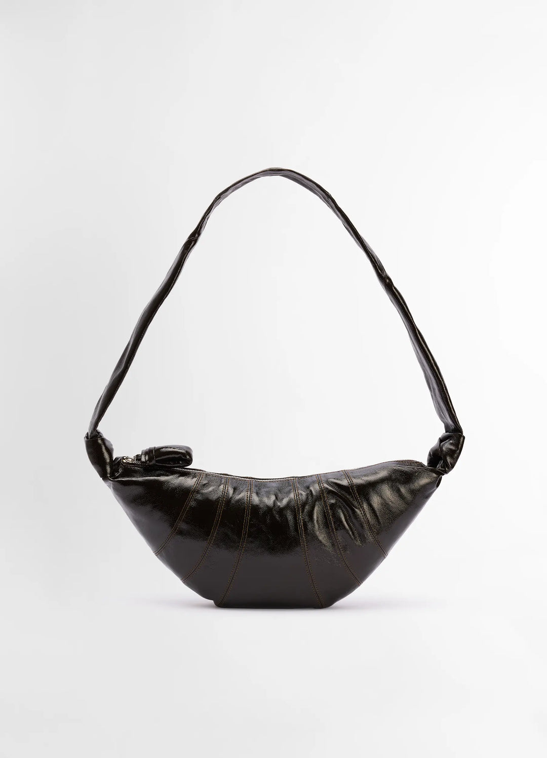 SMALL CROISSANT BAG IN COATED COTTON - Truffle - Coated Cotton SMALL CROISSANT BAG IN COATED COTTON - Truffle - Coated Cotton