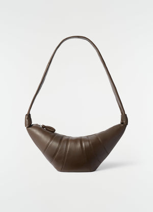 Medium croissant bag in leather