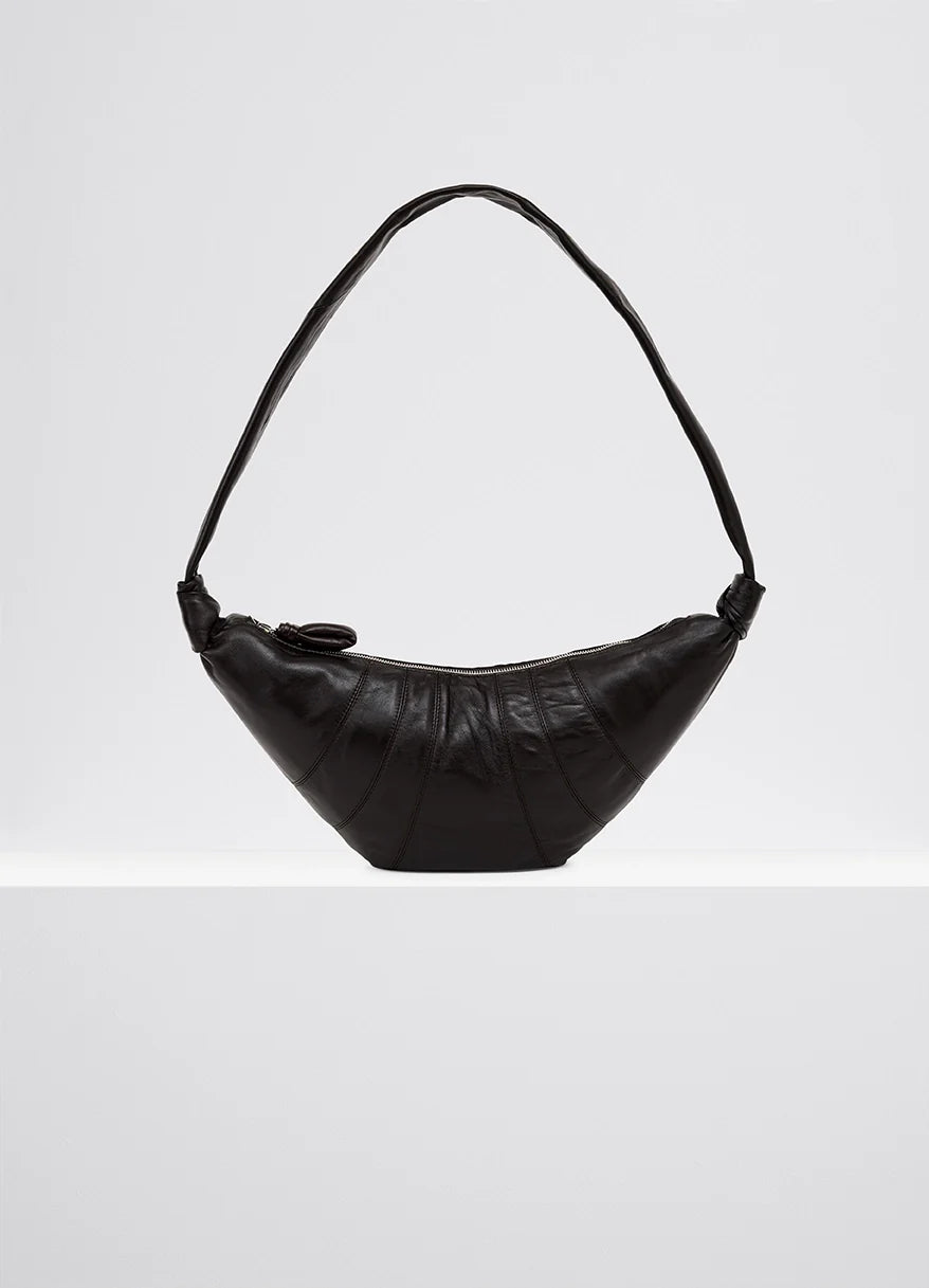 Lemaire Large Croissant Bag in Dark Chocolate main image 1