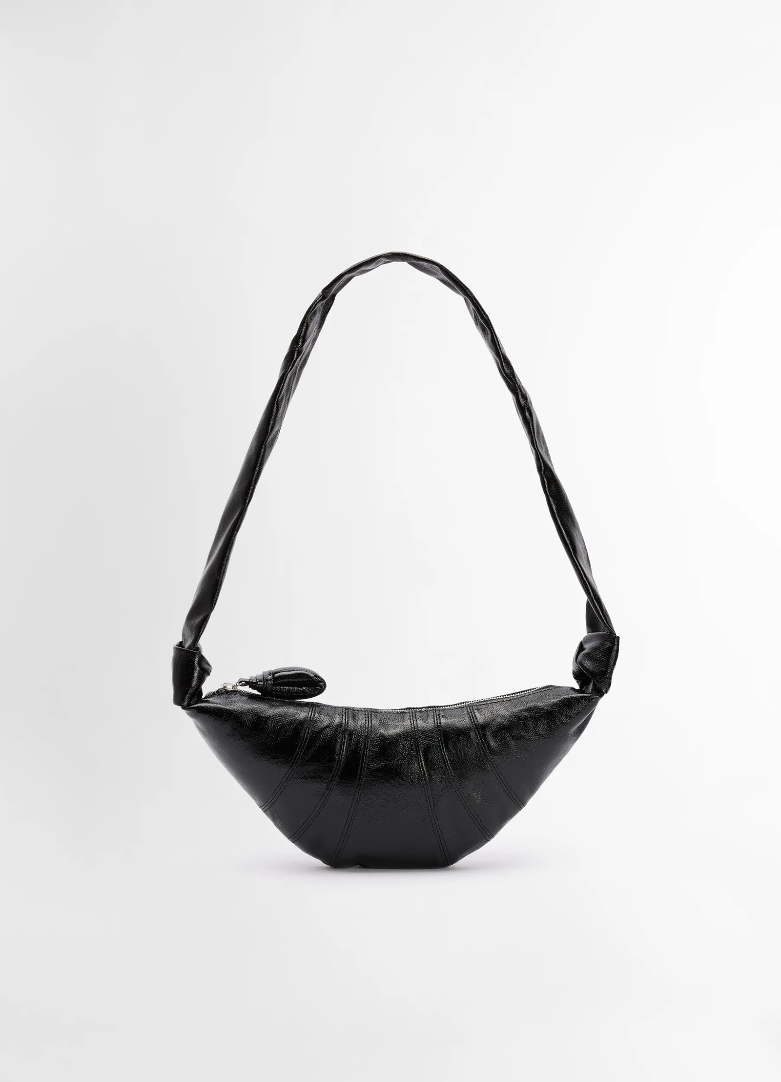 バッグ LEMAIRE SMALL CROISSANT BAG BLACK SMALL CROISSANT BAG IN COATED COTTON - Black - Coated Cotton
