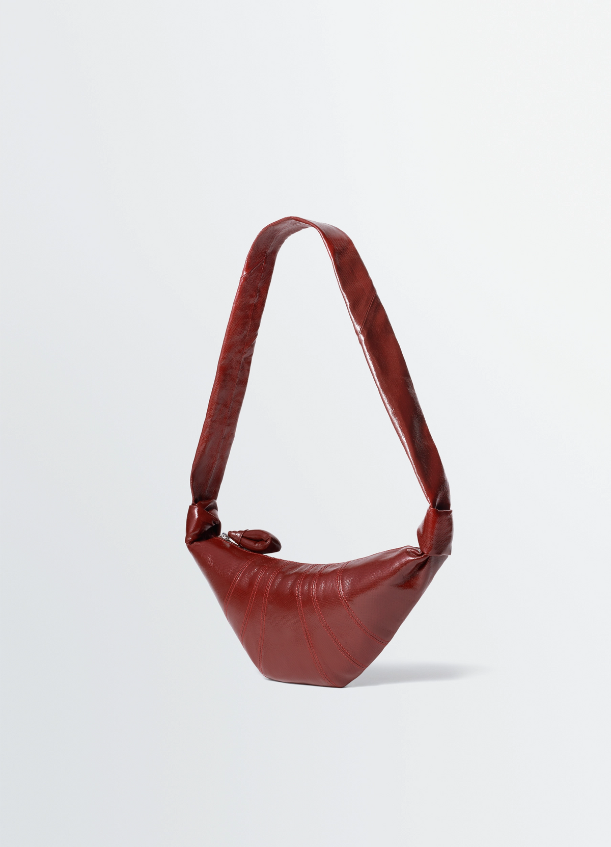 LEMAIRE ルメール 新品同様 CROISSANT BAG SMALL Coated Cotton SMALL CROISSANT BAG IN COATED COTTON - Brick Red - Coated Cotton