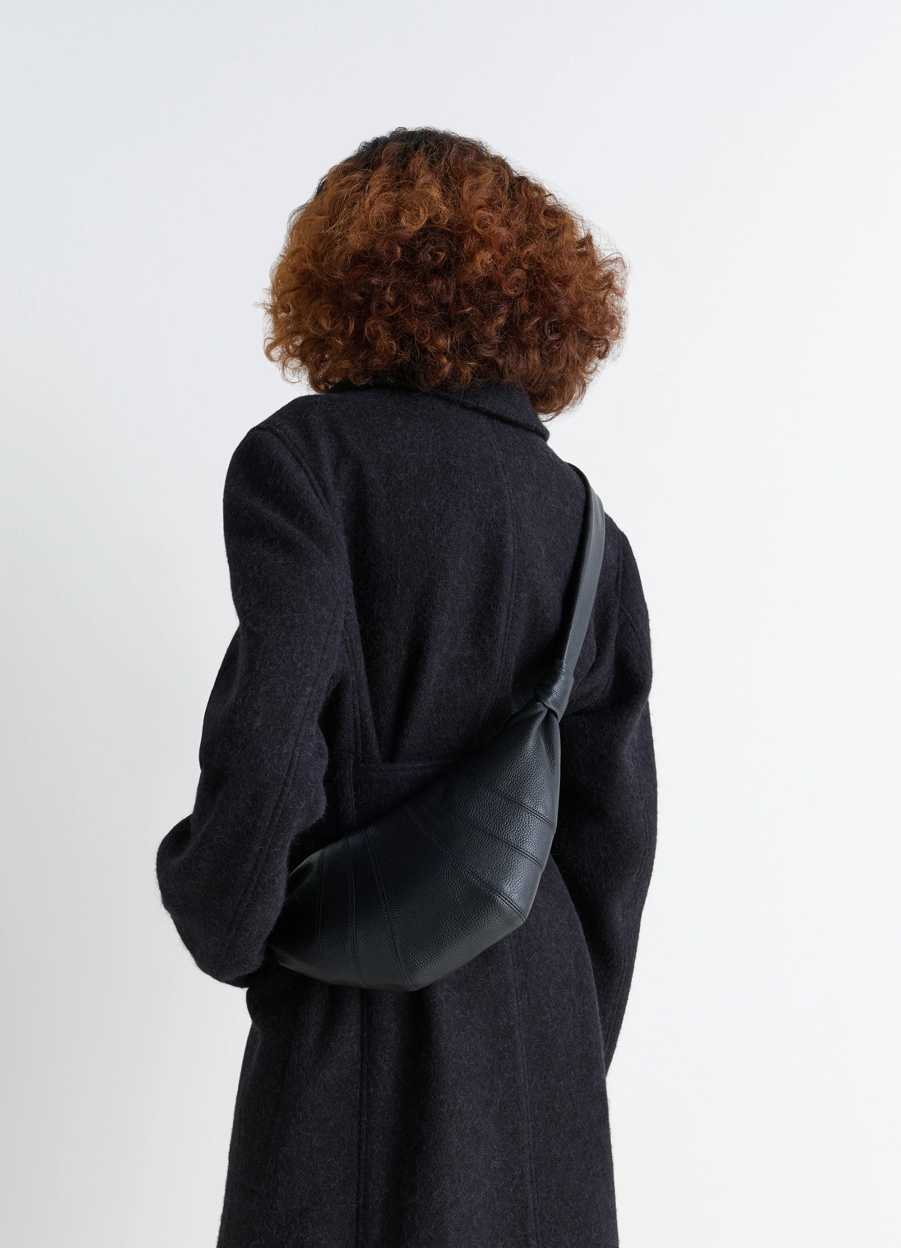 Black Small Croissant Bag | LEMAIRE Black Small Croissant Bag | LEMAIRE