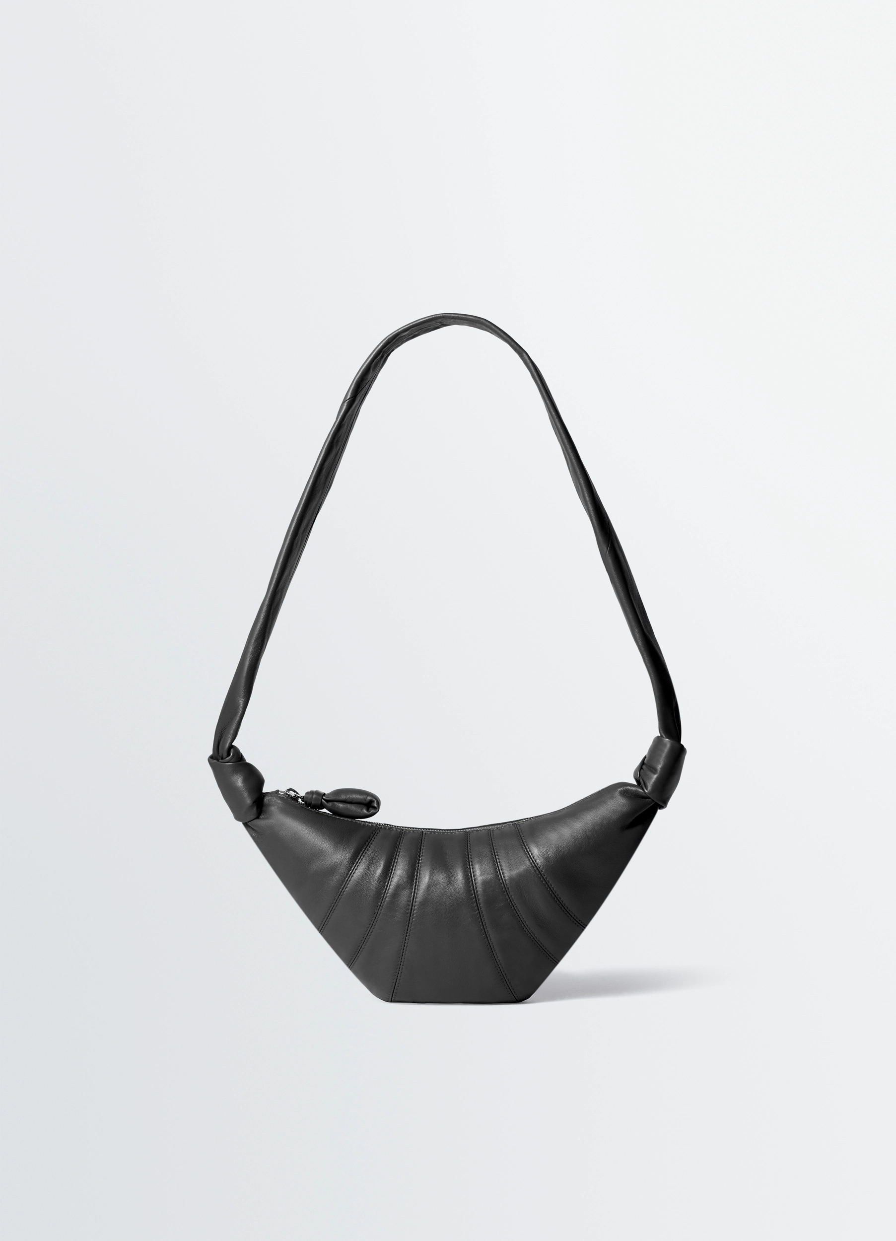 バッグ LEMAIRE small croissant bag OS black SMALL CROISSANT BAG - Black - Soft Nappa Leather - Unisex | LEMAIRE