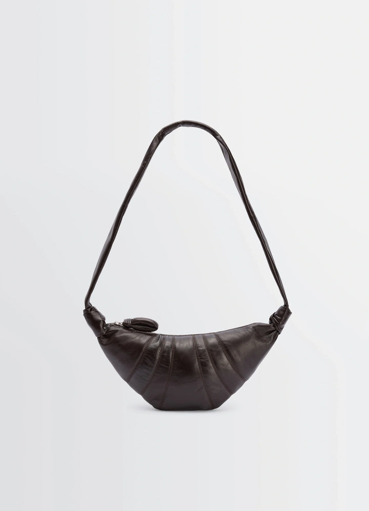 LEMAIRE, Medium Croissant Bag, black, soft nappa leather, unisex bags