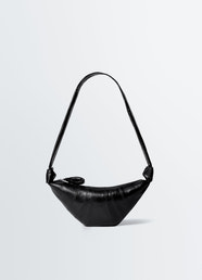 SMALL CROISSANT BAG IN COATED COTTON