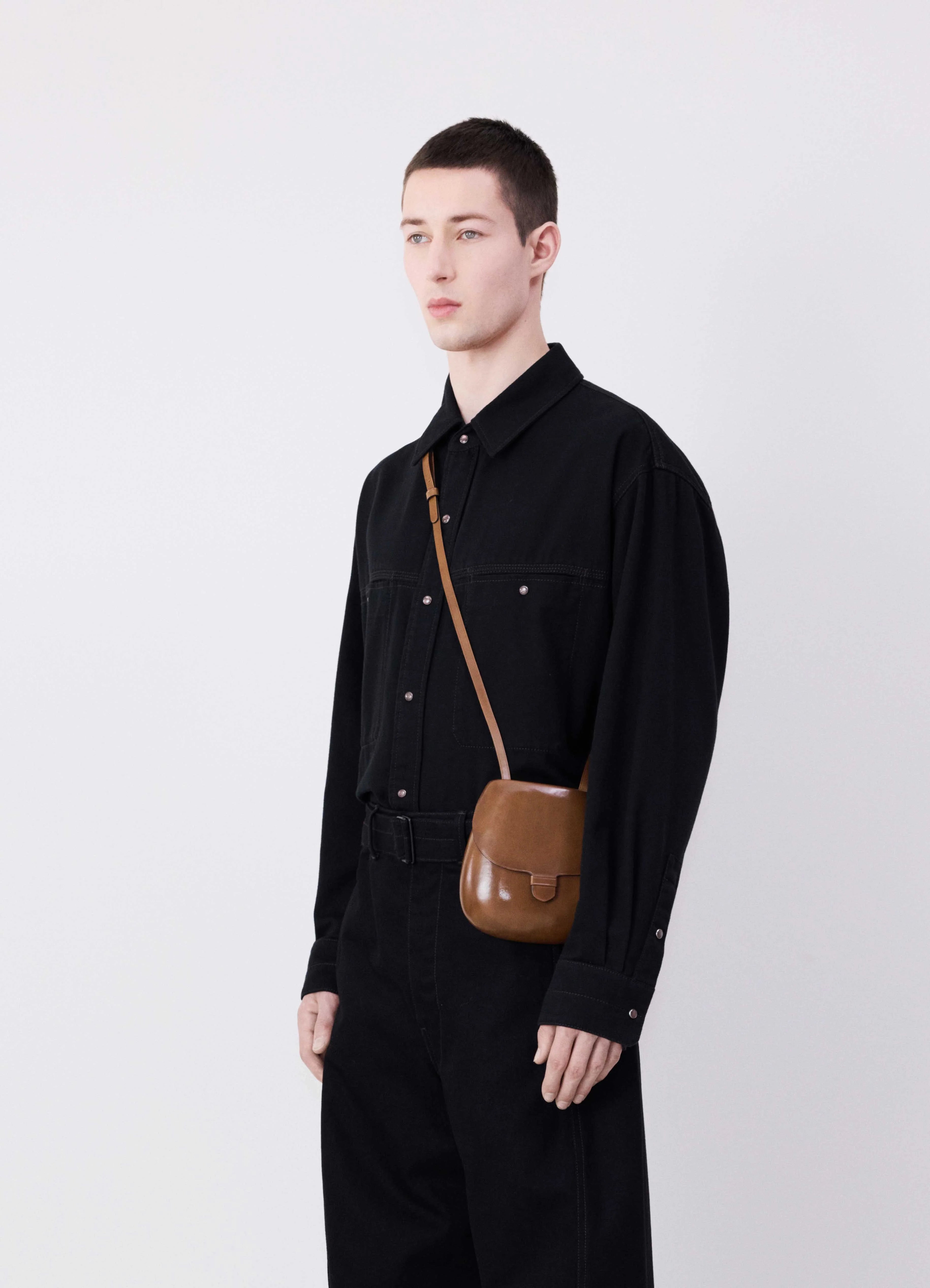 Chestnut Il Bussetto For Lemaire Small Cartridge Bag LEMAIRE