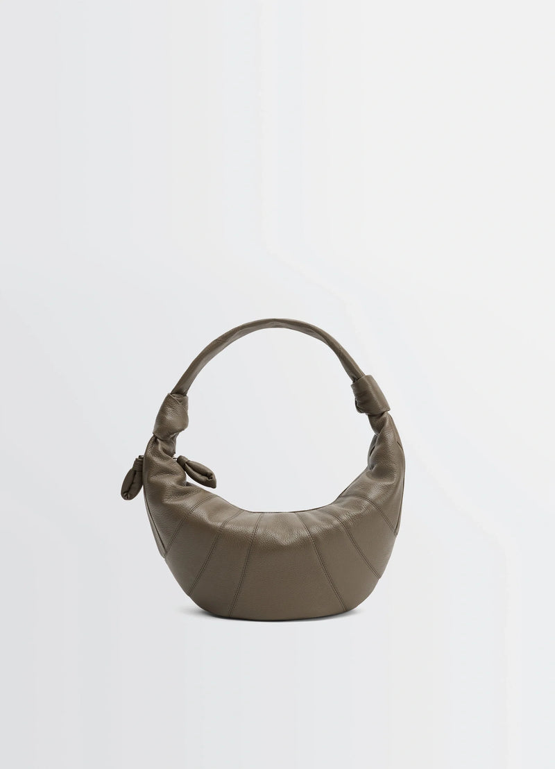 Dark Chocolate Medium Croissant Bag | LEMAIRE Dark Chocolate Medium Croissant Bag | LEMAIRE