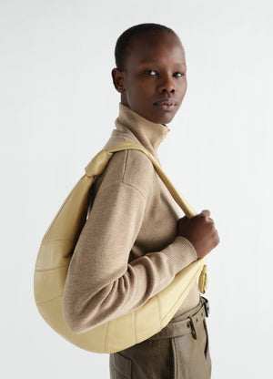 Fortune croissant bag in leather