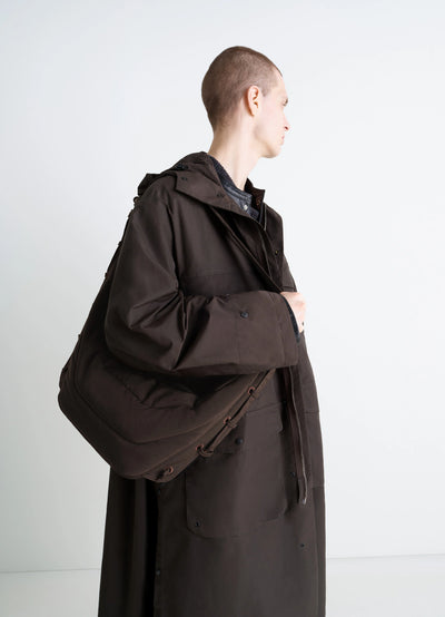 Dark Chocolate Medium Soft Game Bag | LEMAIRE Dark Chocolate Medium Soft Game Bag | LEMAIRE