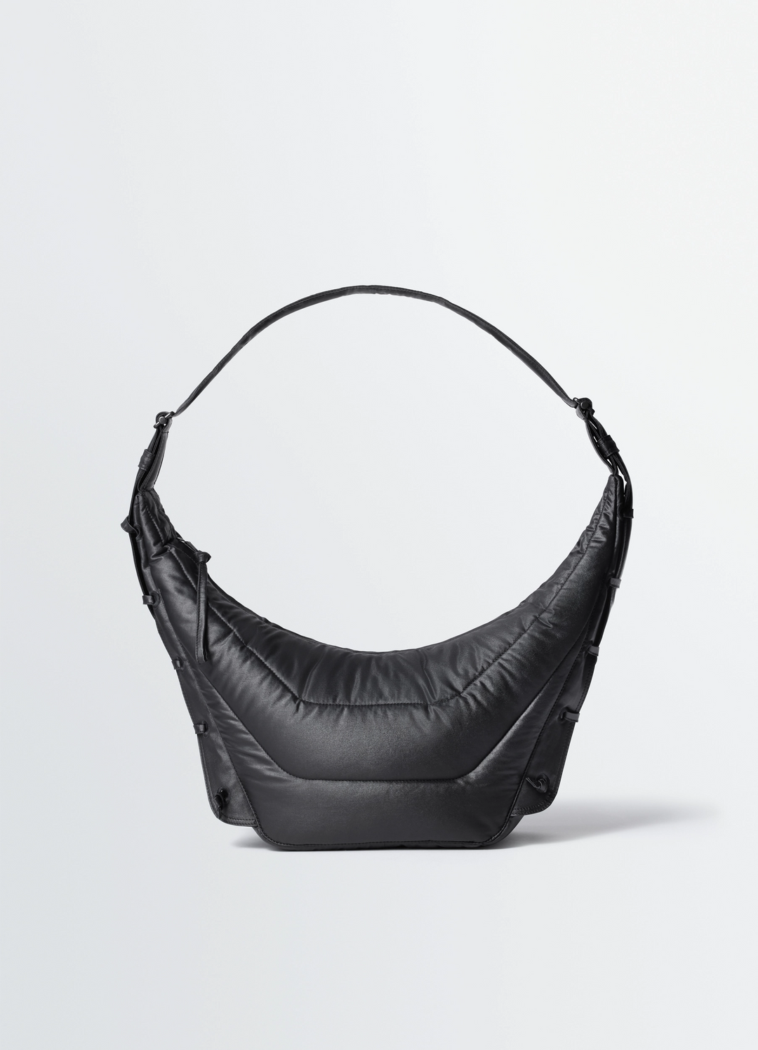 Medium Soft Game Bag in Icy Water-Repellent Cotton, product shot, Front view Padded adjustable strap