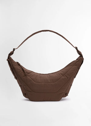 MEDIUM SOFT GAME BAG - Shiitake - Wr Nylon Canvas - Unisex | LEMAIRE
