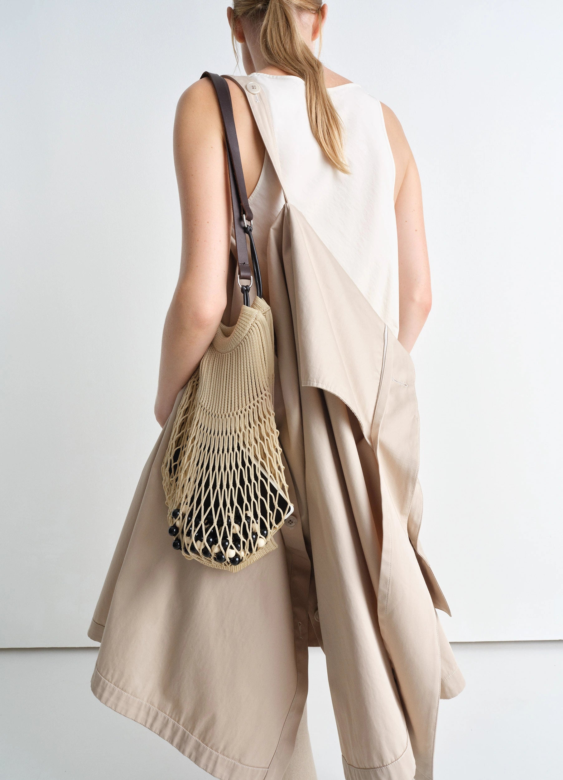 LEMAIRE medium filt net shopping bag LEMAIRE medium filt net shopping bag