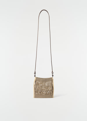 Mini crossbody filt net bag