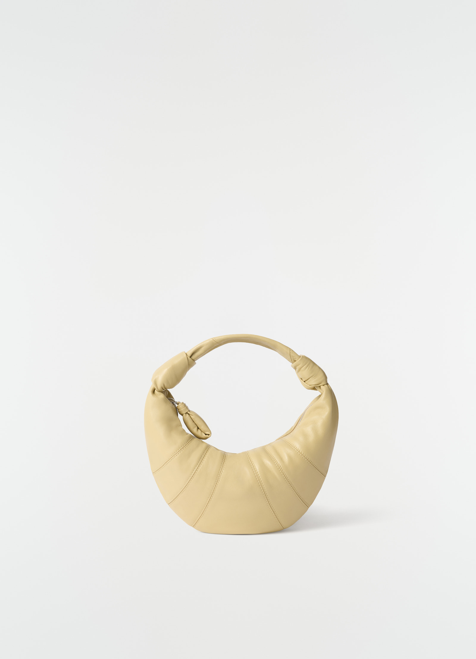 Mini fortune croissant bag in leather