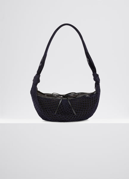Midnight Violet Croissant Filt Bag | LEMAIRE